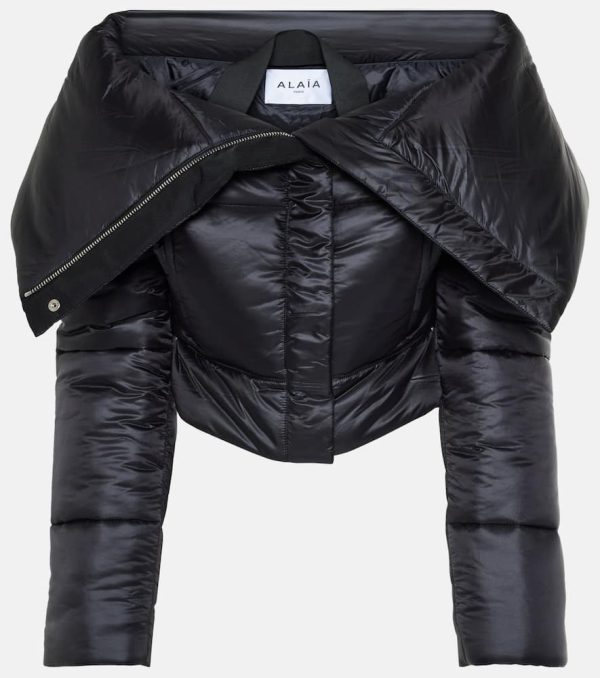 Alaia Cropped puffer jacket