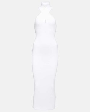 Alaia Halterneck bodycon midi dress