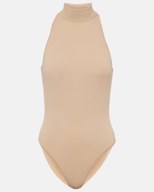 Alaia Halterneck jersey bodysuit