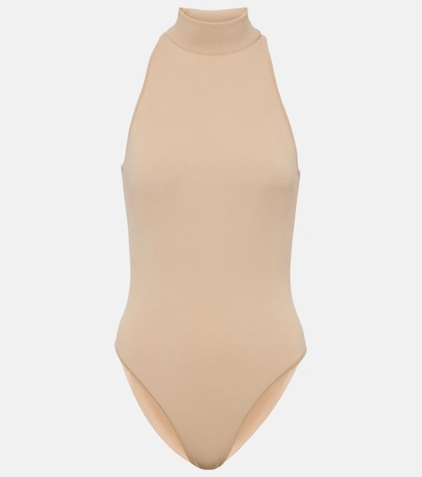 Alaia Halterneck jersey bodysuit