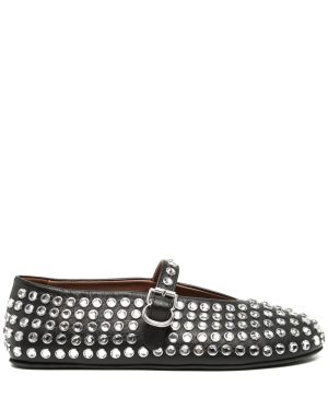 Alaïa Strass Embellished Ballet Flats