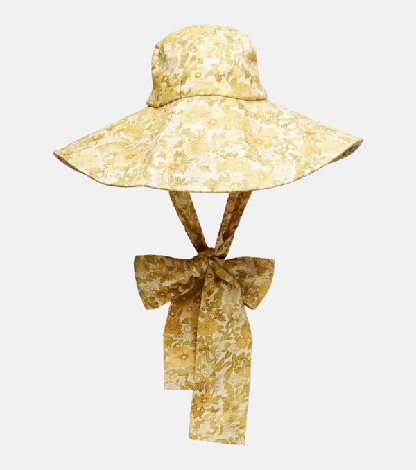 Alemais Gabriella floral linen sun hat