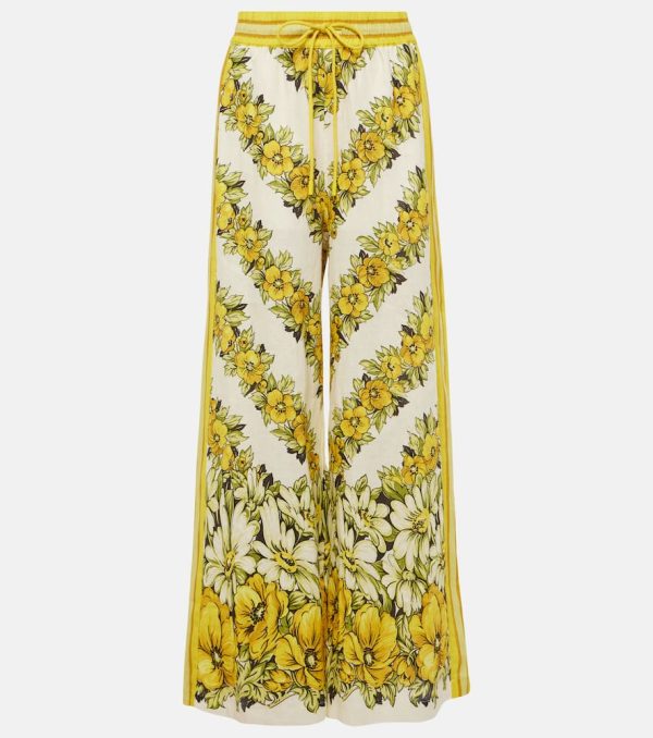 Alemais Gisela linen wide-leg pants