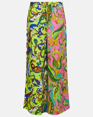 Alemais Yvette high-rise wide-leg linen pants
