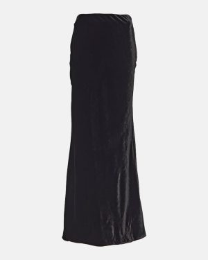 Alessandra Rich High-rise silk-blend maxi skirt