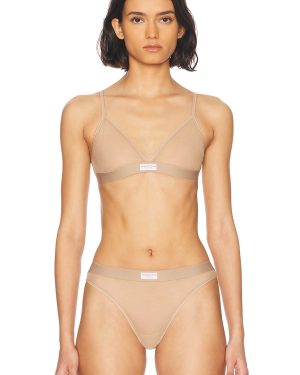 Alexander Wang Triangle Bra in Light Taupe - Nude. Size XS (also in ).