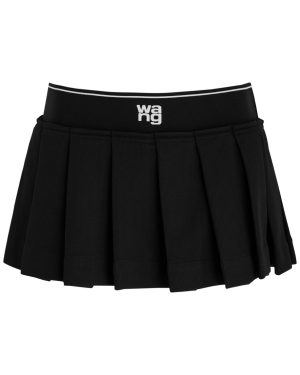 Alexanderwang.t Pleated Mini Skirt - Black - XS (UK6 /xs)