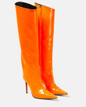 Alexandre Vauthier Patent leather knee-high boots