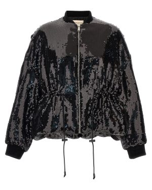 Alexandre Vauthier Sequin Bomber Jacket