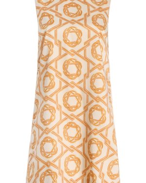 Alexis - Anicka Printed Crepe Mini Shift Dress - Orange - M - Moda Operandi