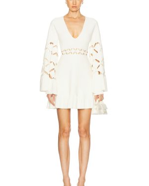 Alexis Linden Mini Dress in Off White - White. Size S (also in ).