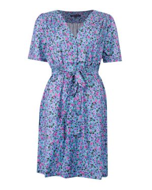 Alezzia Ely Jacquard Smock Dress