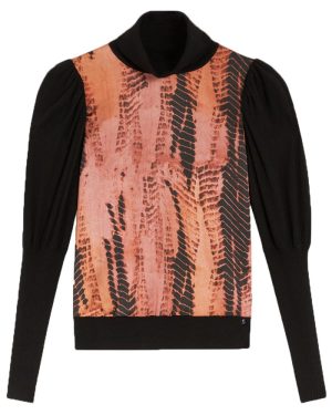Allexxa Mockable Knit Top