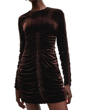 Allsaints Eris Velvet Dress