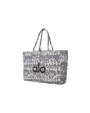 Alo Yoga Gray Tie Dye Large Canvas Tote Bag Gym Alo yoga bag