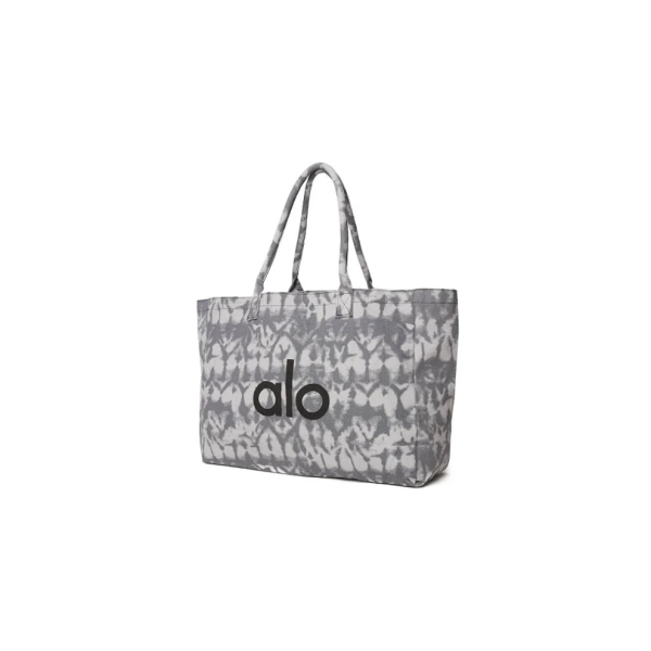 Alo Yoga Gray Tie Dye Large Canvas Tote Bag Gym Alo yoga bag