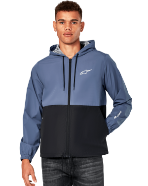 Alpinestars Speeder Windbreaker Jacket Slate Blue Blk, Size: XXL