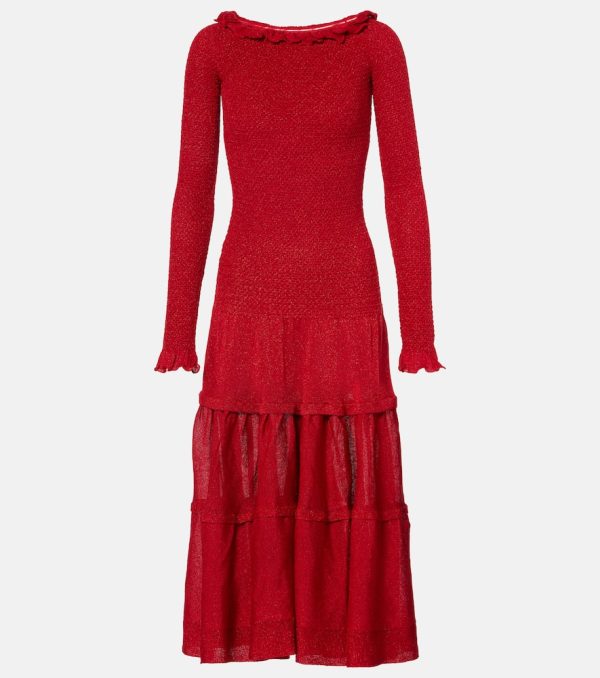 Altuzarra Polly off-shoulder jersey maxi dress