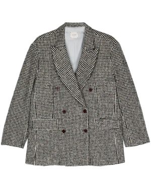 Alysi Wool Blend Double-Breasted Coat