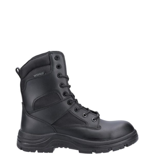 Amblers Safety Combat Hi-Leg Waterproof Metal Free Boot - Black