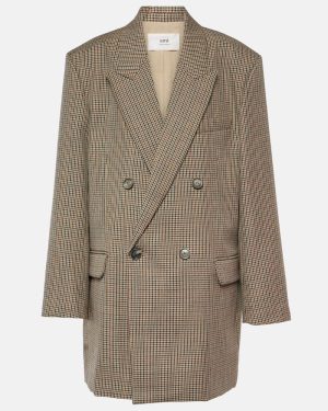 Ami Paris Houndstooth wool blazer