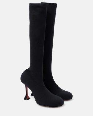 Amina Muaddi Veneda 95 knee-high sock boots