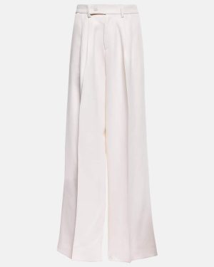 Amiri Pleated high-rise wide-leg pants