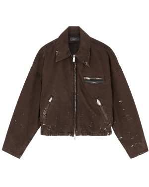 Amiri Workman Brown Denim Jacket - M