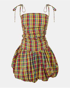 AmyLynn Alexa Ultra Peplum Dress - Red