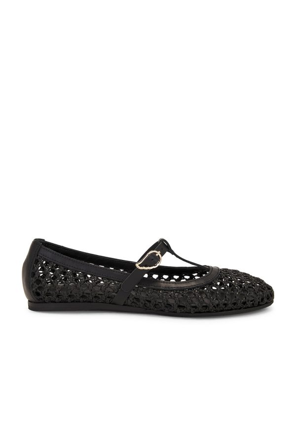Ancient Greek Sandals Aerati Ballet Flat in Black - Black. Size 36 (also in 37, 38, 40).