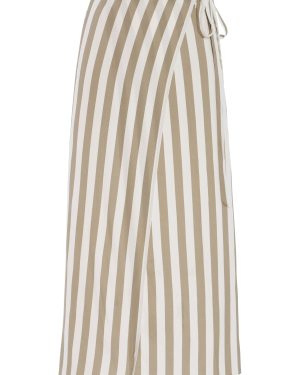 Anemos - Maxi Wrap Skirt - Stripe - L - Moda Operandi