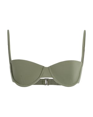 Anemos - The Balconette Underwire Bikini Top - Green - XS - Moda Operandi
