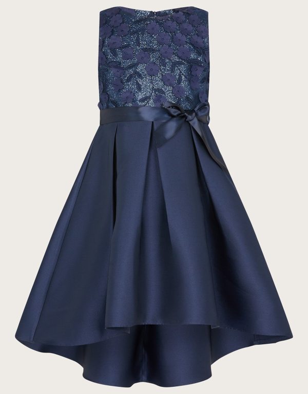 Anika High Low Bridesmaid Dress Blue