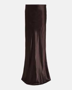Ann Demeulemeester Satin maxi skirt