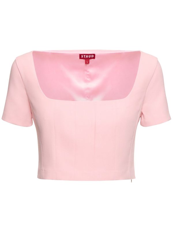 Anya Short Sleeve Crop Top