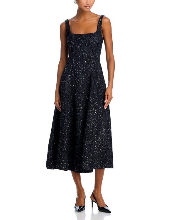 Aqua x Wicked Sequin Tweed Dress - Exclusive