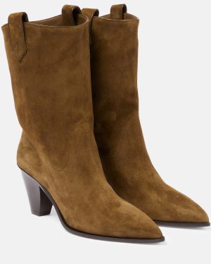 Aquazzura Boogie suede cowboy boots