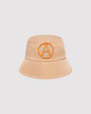 Arctic Army Badge Bucket Hat In Beige - One Size | 100% Nylon