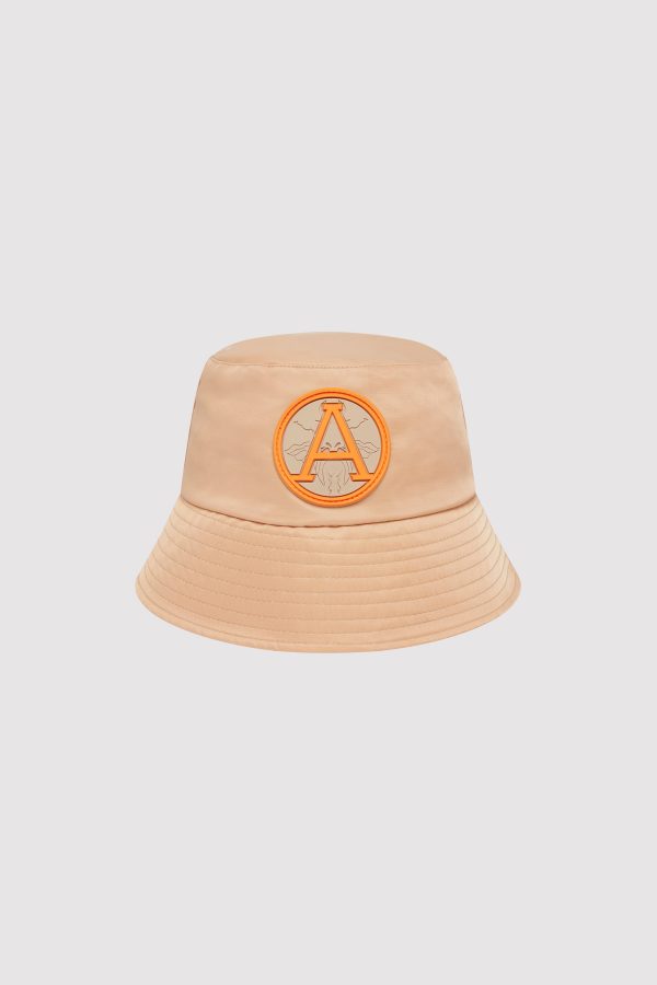 Arctic Army Badge Bucket Hat In Beige - One Size | 100% Nylon