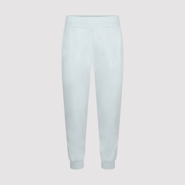 Arctic Army Script Logo Joggers In Light Blue - XXL | Relaxed Fit | 380 gsm Fleece Loopback
