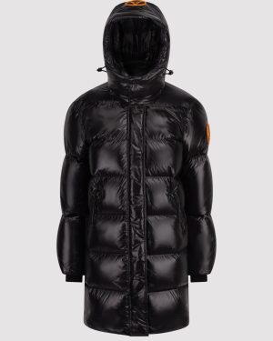 Arctic Army Women's Mid-Length Puffer Jacket Black / XL