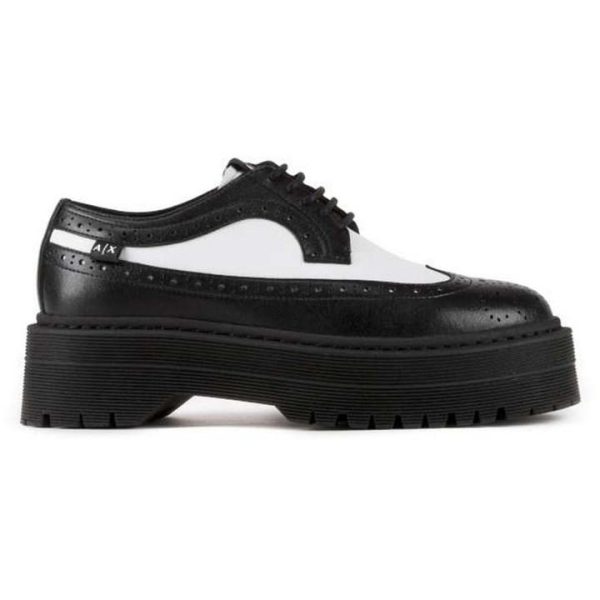 Armani Exchange Chunky Brogues - Black