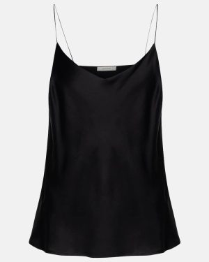 Asceno Milos silk satin camisole