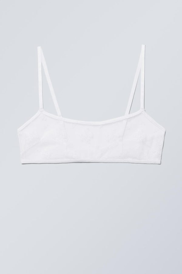 Ash Lace Semi Scooped Bra