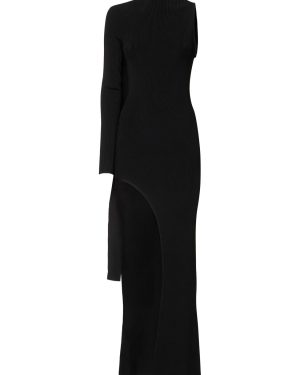 Asymmetric Knitted Dress