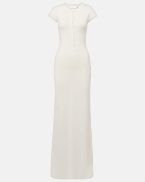 Aya Muse Caden knitted silk-blend maxi dress