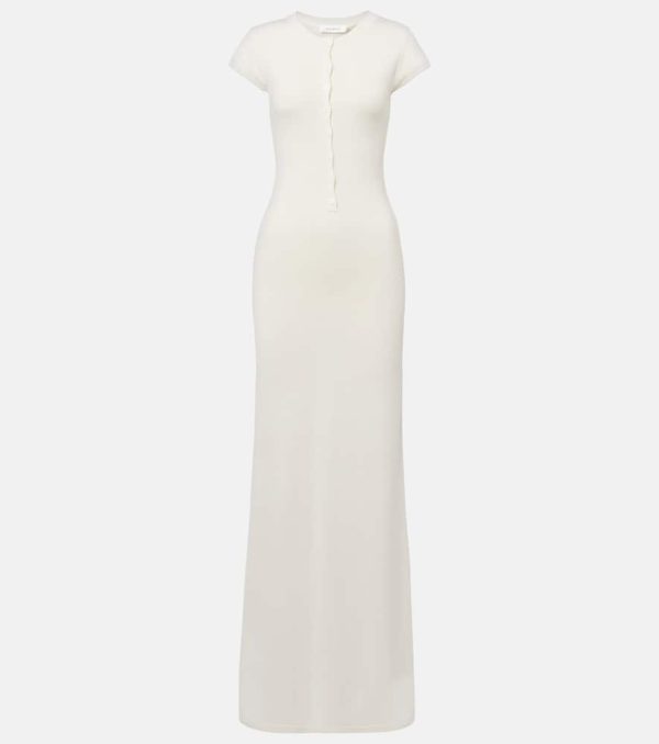 Aya Muse Caden knitted silk-blend maxi dress