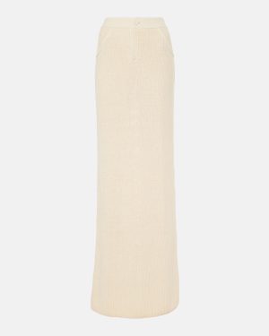 Aya Muse Castu ribbed-knit cotton-blend maxi skirt