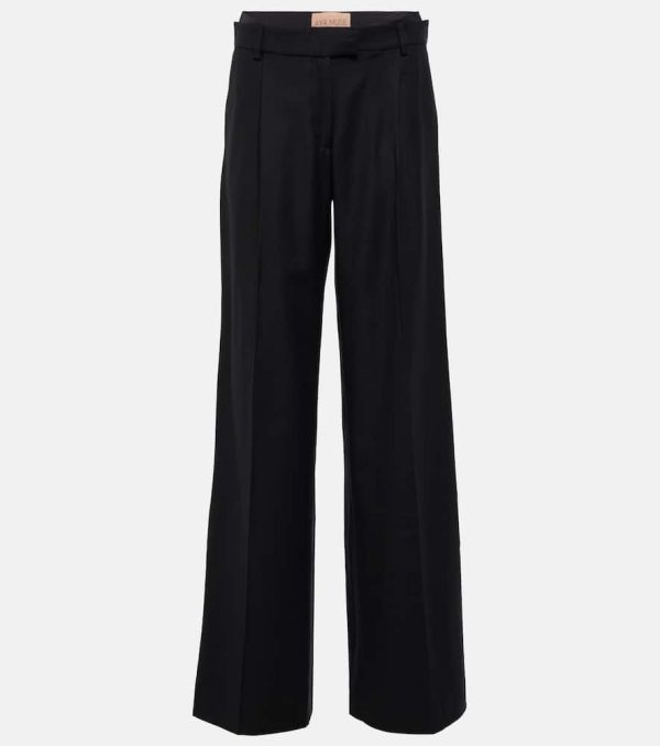 Aya Muse Conso low-rise wide-leg wool pants