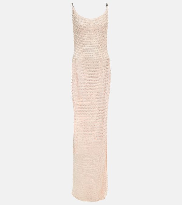 Aya Muse Vatia sequined knitted maxi dress